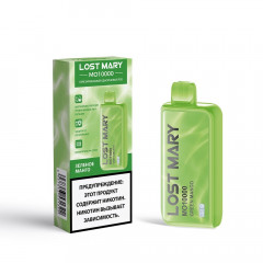 Электронная сигарета LOST MARY MO 10000 Green Mango / Зелёное Манго